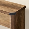 thumbnail image 3 of Table Console, Table de Sofa, Table d'Entrée Étroite avec 3 Tiroirs, Tablette Inférieure, Style Ferme, Brun, 3 of 5