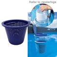 thumbnail image 3 of Almencla Panier-Filtre Fournitures de Piscine Professionnel Bleu Rond Maille Fine Plastique Nettoyage I, 3 of 8