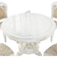 thumbnail image 1 of GFDYREE 42 Inch Round Clear Plastic Dining Table Protector PVC Tablecloth Cover Vinyl Table Cloths Pad Waterproof Wipeable Furniture Desktop Tabletop Pad for Kitchen Room Coffee Desk Blotter, 1 of 7