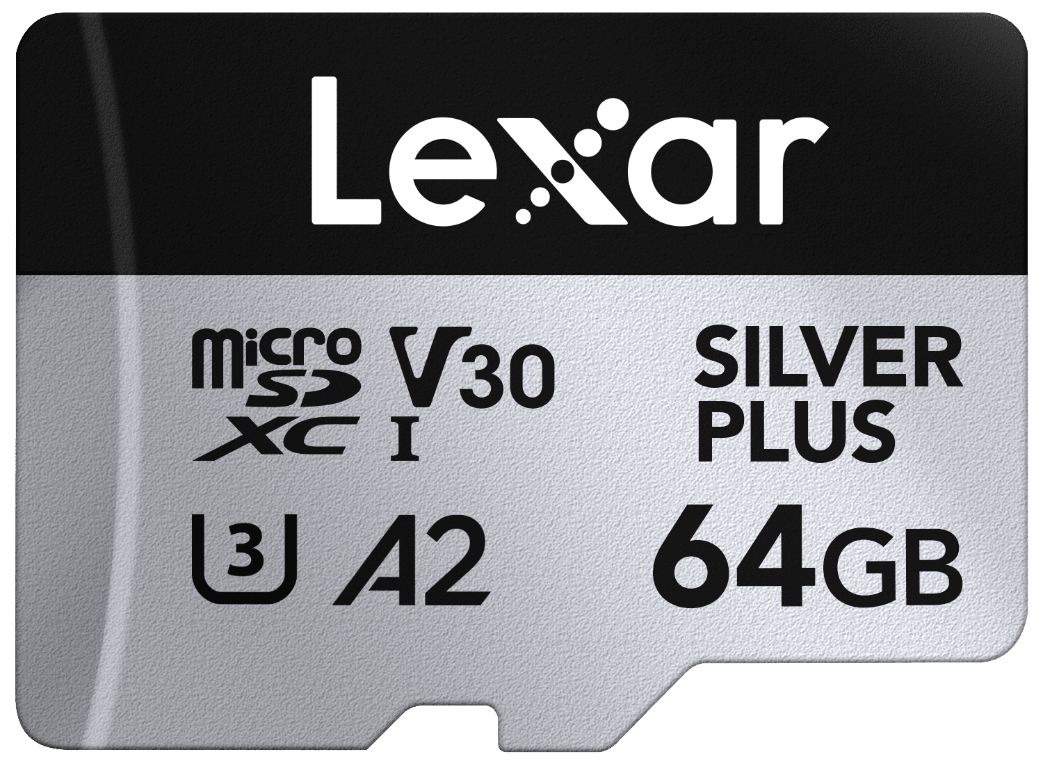 Carte Lexar Professional 64 GO SILVER PLUS microSDXC™ UHS-I