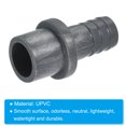 thumbnail image 4 of Unique Bargains UPVC Reducer Pipe Fitting 20mm OD 15mm Barbed, 8 Pack Straight Coupling Adapter Connector, Grey, 4 of 5