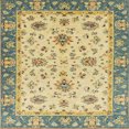 thumbnail image 1 of Ahgly Company Indoor Square Abstract Chrome Gold Yellow Oriental Area Rugs, 8' Square, 1 of 6
