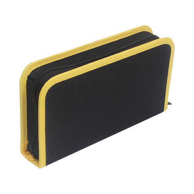 Hand Tool Storage Pouch Electrician Work Case Zipper Construction Workers Hardware Tool Lightweight Multimeter Multifunction Organizer Bag Repair M/27*15*5.5