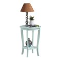 thumbnail image 3 of Convenience Concepts American Heritage Table d'Appoint Ronde en Bois Vert Écume de Mer, 3 of 6