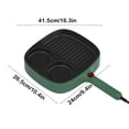 thumbnail image 3 of Dvkptbk Electric Omelette Pan Household 3 In 1 Omelette Pan Household 110V Frying Pan Burgers Kitchen Dining Bar Small Kitchen Appliances Makers Makers 1 Breakfast Frying Pan, 3 of 6