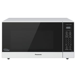 Panasonic NN-SN75LW 1.6 cu.ft Cyclonic Inverter Countertop Microwave Oven 1250Watt Power with Genius Sensor Cooking, cft, White