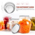 thumbnail image 4 of Shisuyan 48 Pcs Canning Lids Mason Jar Lids Wide Mouth Vacuum Seal Mason Jar Lids Mason Jar Caps Mason Jar Drinking Lids For Kitchen, 4 of 9