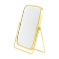 thumbnail image 1 of Xuanheng Makeup Mirror 360 Degree Rotation Double Sided for Hotel Dressing Table Dorm Gold, 1 of 8