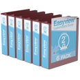 thumbnail image 1 of Davis Group, Easyview Premium, Round Ring, Customizable, View Binder, 6 Pack, 2", 1 of 3