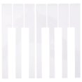 thumbnail image 2 of EIGTHTAIL 4 Pcs Piano Keys Musical Instruments Keyboard Replacement White Plastic, 2 of 6