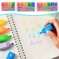 thumbnail image 3 of Highlighters,Chisel Tip Marker Pens, Mni Highlighters, Assorted Aesthetic Colors Highlighter Set for Underlining, Highlighting, Coloring, Journaling, No Bleed, Quick Dry Markers School Supplies, 3 of 9