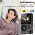 thumbnail image 2 of HIFI WALKER H2 HIFI Lecteur MP3 avec Bluetooth, DSD Sans Perte DAC Flac, Lecteur de Musique Haute Résolution, Lecteur Audio Portable avec Carte Mémoire 64 Go, Supporte jusqu'à 256 Go, 2 of 5