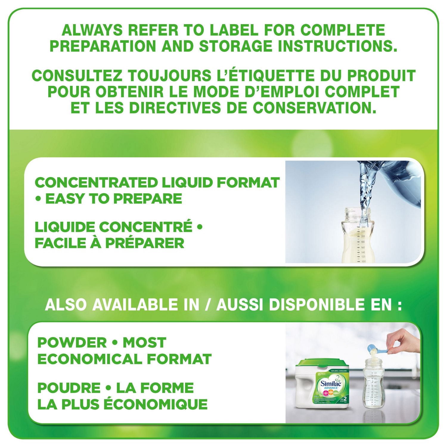 Similac Advance Étape 2 Préparation pour Bébés non-OGM, Préparation pour Nourrissons, 6-24 Mois, 12x385mL Boîtes de Liquide Concentré