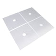 thumbnail image 3 of Gas Stove Protector, 4Pcs Non Stick Gas Range Stove Cover  For Kitchen Silver 27x27cm 0.1mm, 3 of 8