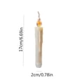thumbnail image 2 of Battery Operated Flameless LED Taper Candles, Flickering Fake Candles Set of 6, Safe Indoor Outdoor Decor for Wedding, Christmas, Romantic Dinner, and Home Table Centerpiece, 2 of 5