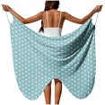 thumbnail image 1 of Sortie de Plage pour Femmes avec Sangle Ajustable, Fente Latérale Haute, Polyester Tissé Transparent, 1 Pce, 1 of 9