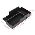 thumbnail image 4 of Center Console Organizer, 28x16.5x7cm Armrest Storage Box Black High Strength Clean  For Car, 4 of 8