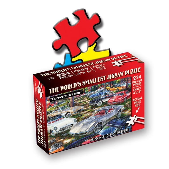 TDC Games Plus Petit Casse-Tête Découpé au Monde - Corvette Dreams - 4 x 6 Pouces