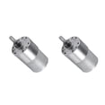 thumbnail image 4 of Youkk Powerful 37GB-3530 12V DC High Electric Gear Box Motor Replacement DIY Silver 333RPM 2Set, 4 of 6