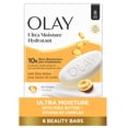 thumbnail image 1 of Olay Bar Hand Soap Ultra Moisture Shea Butter with Vitamin B3 Complex, 8 Bars, 720 g, 1 of 10