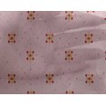 thumbnail image 4 of oneOone Georgette Viscose Fabric Diamond & Triangle Geometric Printed Fabric 1 Yard 42 Inch Wide, 4 of 4