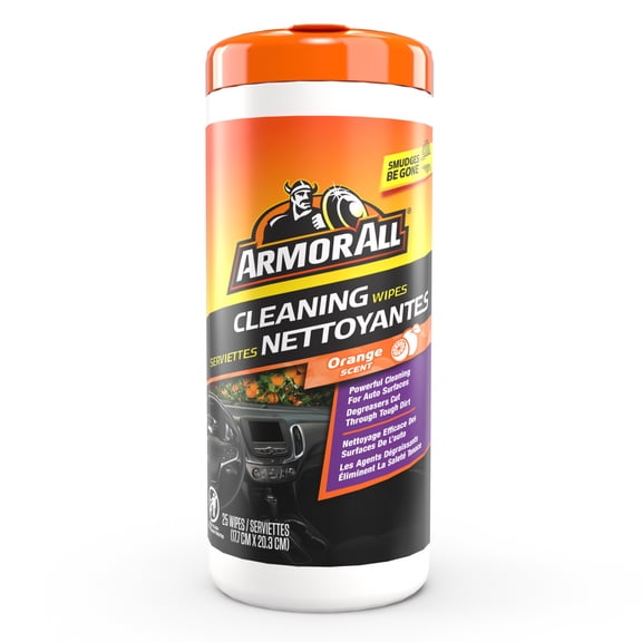 Armor All Orange Air Freshening Car Cleaning Wipes (25 Count)