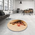 thumbnail image 4 of Ahgly Company Tapis de Zone Carré Lavable en Machine Jaune Orange, 4 Pieds Carré, 4 of 7
