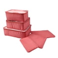 thumbnail image 2 of Fridja 6Pcs Compression Packing Cubes for Travel, Luggage Organizer Bags, Zipper Packing Cubes for Suitcases, 2 of 5