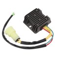 thumbnail image 1 of Motorcycle Voltage Rectifier, Heat Sink Design Volt Stabilizer 5 Wires Antiaging  Replacement For TRX300FW FOURTRAX 4x4 1993-2000 For Repair, 1 of 8