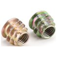 thumbnail image 3 of Hex Drive Head Nut，20Pcs M8 Zinc Alloy Hex Drive Head Furniture Nuts Threaded For Wood Insert, 3 of 8