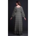 thumbnail image 2 of Bimba Robe Maxi à Manches Longues pour Femmes en Georgette Mousse Cheddar à Imprimé Floral avec Taille Élastique - Xxx-Grand, 2 of 5