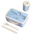 thumbnail image 1 of EGNMCR Portable Lunch Box With Lid And Cup Lunch Box Lunch Box Food Storage Container With Lid Leakproof Food Preparation Container For Storage Home Office lunch boxes, 1 of 7