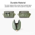 thumbnail image 2 of transemion Solid Color Cosmetic Bag Makeup Case Waterproof Pouch Travel Fashion Large Capacity Handbag Multifunctional for S/Black, 2 of 9