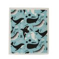 thumbnail image 1 of Kitchen Cleaning Cloth Bowls Washing Towel Dishes Wash Rag Kitchens Tools Household Absorbent Dish Cloths with Lovely Patterns Fish, 1 of 5