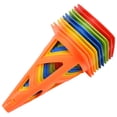 thumbnail image 3 of Soccer Training Cones Collapsible Windproof Marker Cones Agility Cones for Outdoor Football Basketball Training, 3 of 7