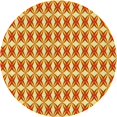 thumbnail image 1 of Ahgly Tapis d'Intérieur Lavable en Machine Carré Transitionnel Jaune Audacieux, 3 Pieds Carré, 1 of 7
