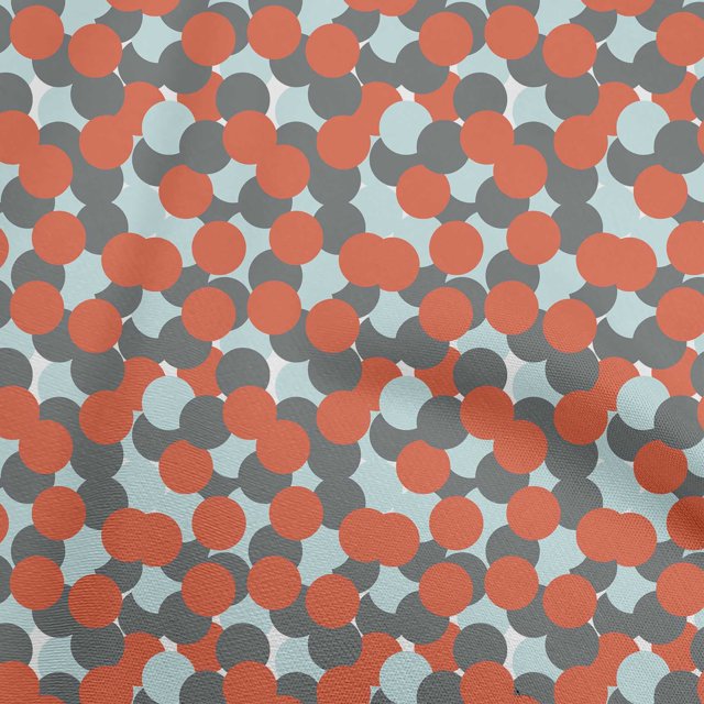 oneOone Polyester Spandex Rust Brown Fabric Geometric Sewing Craft Projects Fabric Prints By Yard 56 Inch Wide