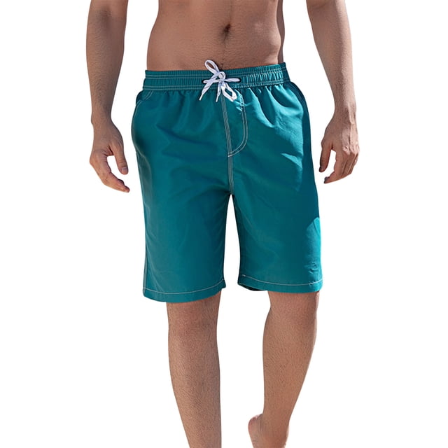 CHGBMOK Gym Shorts Men Summer Solid Color Casual Elastic Waist Drawstring Pocket Shorts Sizes M-3XL