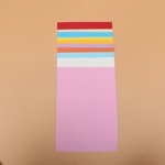 LITINKIMI 36Pack Rectangular Coloured Paper A4 Size Practical Design for School Office Use