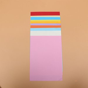 LITINKIMI 36Pack Papier coloré rectangulaire A4 Taille Conception pratique pour l'utilisation du bureau de l'école