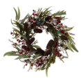 thumbnail image 1 of Vickerman FT227922 Couronne de Feuilles Vertes de 22 Po - Pack de 12, 1 of 2