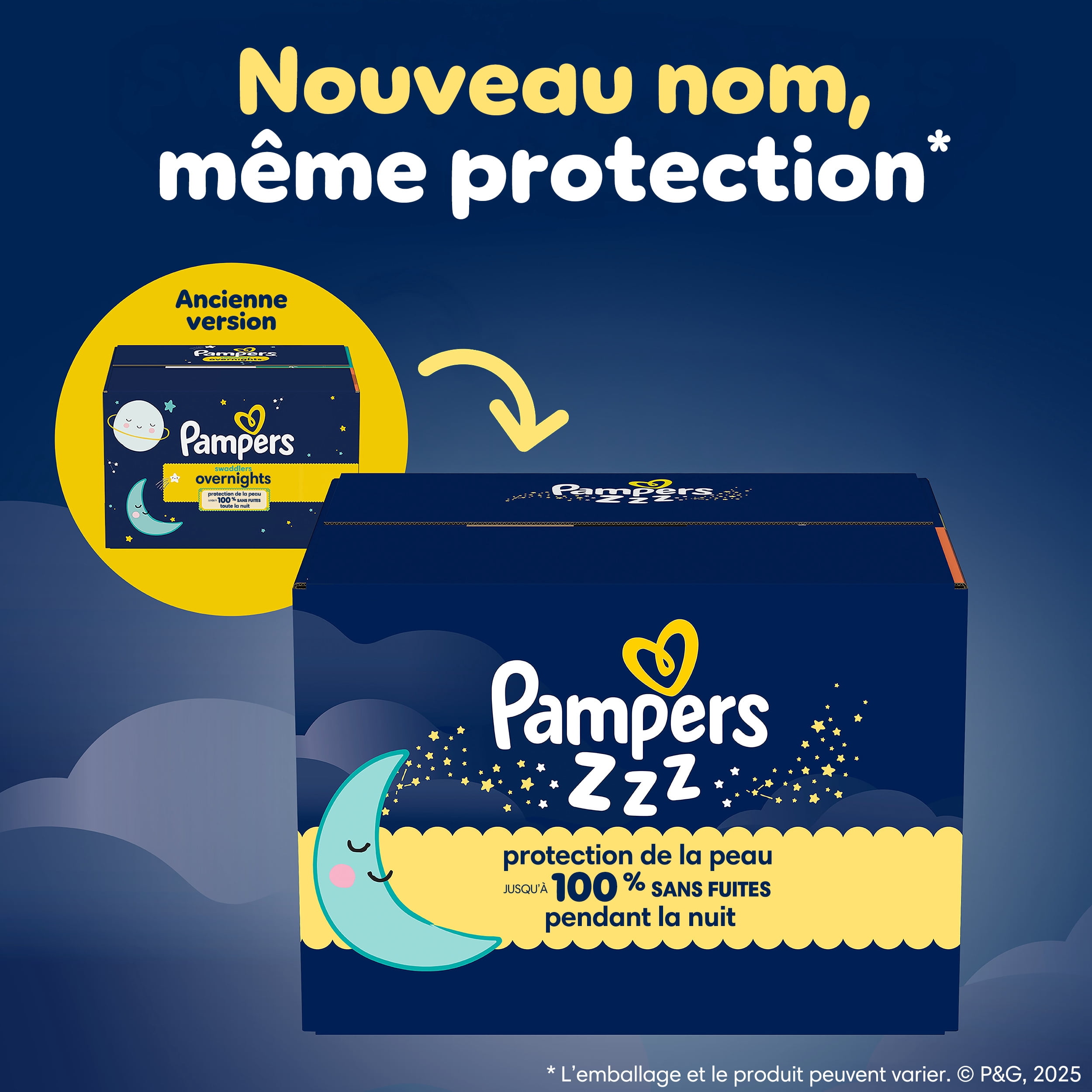 ZZZ Couches de Nuit, Taille 4 (22-37 lbs), Couche pour Bébé Jetable à Protection Nocturne