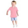 thumbnail image 3 of Sunnyoo Teen Boys Shirt Solid Short Sleeve Button-Up Polo Shirts, 3 of 3