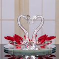 thumbnail image 1 of Crystal Swan Ornament Home Decoration Crafts Crystal Decoration Living Room, 1 of 5
