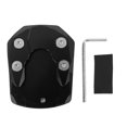 thumbnail image 2 of Motorcycle Kickstand Extension Plate, Aluminum Alloy Motorcycle Kickstand Extender Foot Side Stand Extension Foot Pad Support Plate for XMAX 125 250 300, 2 of 7