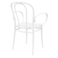 thumbnail image 3 of Compamia Victor TG Fauteuil d'Extérieur en Résine Blanc, 3 of 7