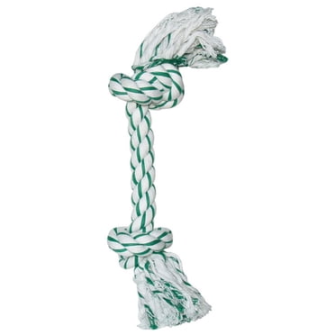 Dogit Jouet pour Chien Os en Corde Nouée à la Menthe, Grand, 37cm