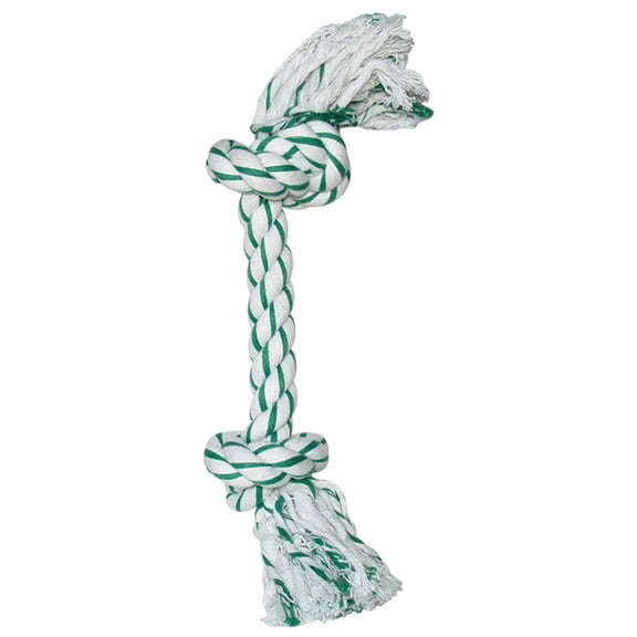 Dogit Jouet pour Chien Os en Corde Nouée à la Menthe, Grand, 37cm