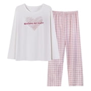 GDREDA Pyjamas Homme Pajamas For Women Set Womens Pajamas Plus Size Pajamas For Women Casual Pajamas Women's Suspenders Home Wear Two Piece Sets Women Pajama Sets pyjamas Light Pink,XL
