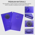 thumbnail image 4 of Replacement Faceplate with Cooling Vent Face Plate Console Cover for Playstation 5 Disc Edition, Side Plate Shell Accessories Hard Shockproof Anti-Scratch Dustproof ABS Case, 4 of 9